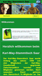 Mobile Screenshot of karl-may-stammtisch.de